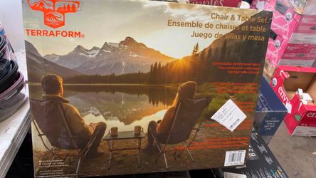 Terraform 3 Piece Lightweight Camp Chair Set