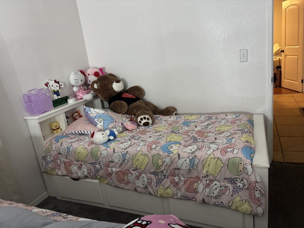 Two Twin Size Bed Frames ONLY 