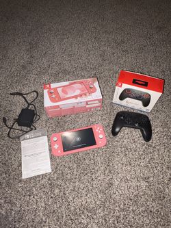 Nintendo Switch lite with wireless controller