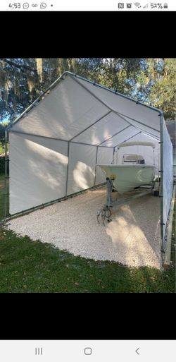 10 x30 New boat canopy carport tent 10x30x15H New Galvanized steel canopy TENT for $420