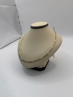 Gold Figaro Chain Necklace