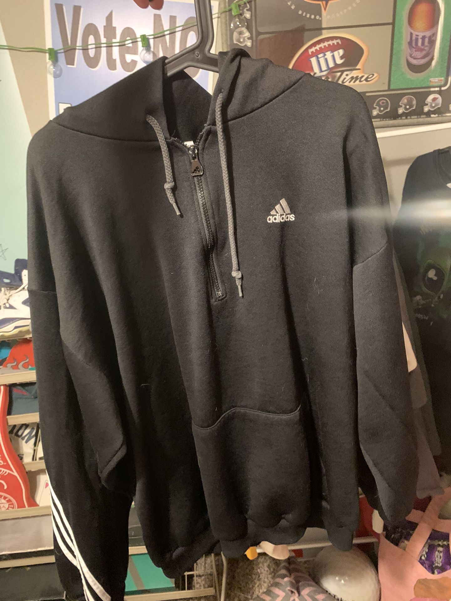 Adidas striped sweater