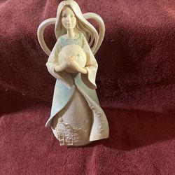 Foundations By Enesco World Comfort Figurine Angel (contact info removed)