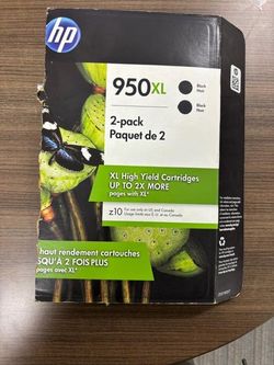 HP 950XL Black Ink Cartridges – 3 Packages – 2 Complete