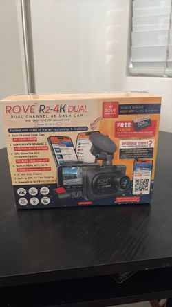 Rove R2-4K Dual Dash Cam (NEW Sealed) 128GB Included