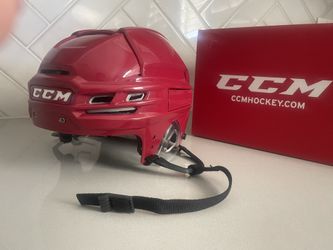 CCM Red Hockey Helmet