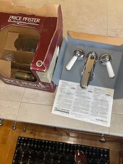 NEW USA Made Price Pfister bathroom laundry shop faucet chrome
