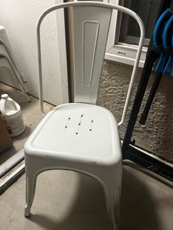 Metal chairs