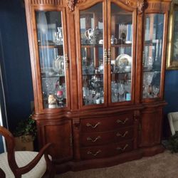 Dining Table and China Cabinet
