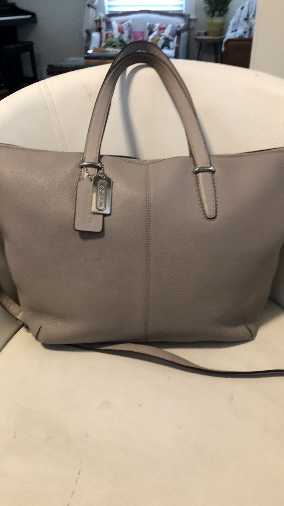 Coach tote gray bag