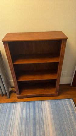 Wood 3-Shelf Bookcase