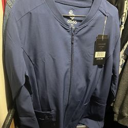 Blue Scrub Jacket 2x