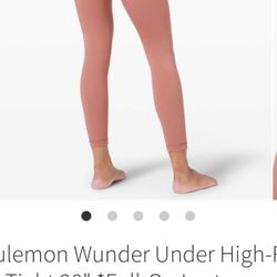 lululemon wunder under ‘no tag’ size 6