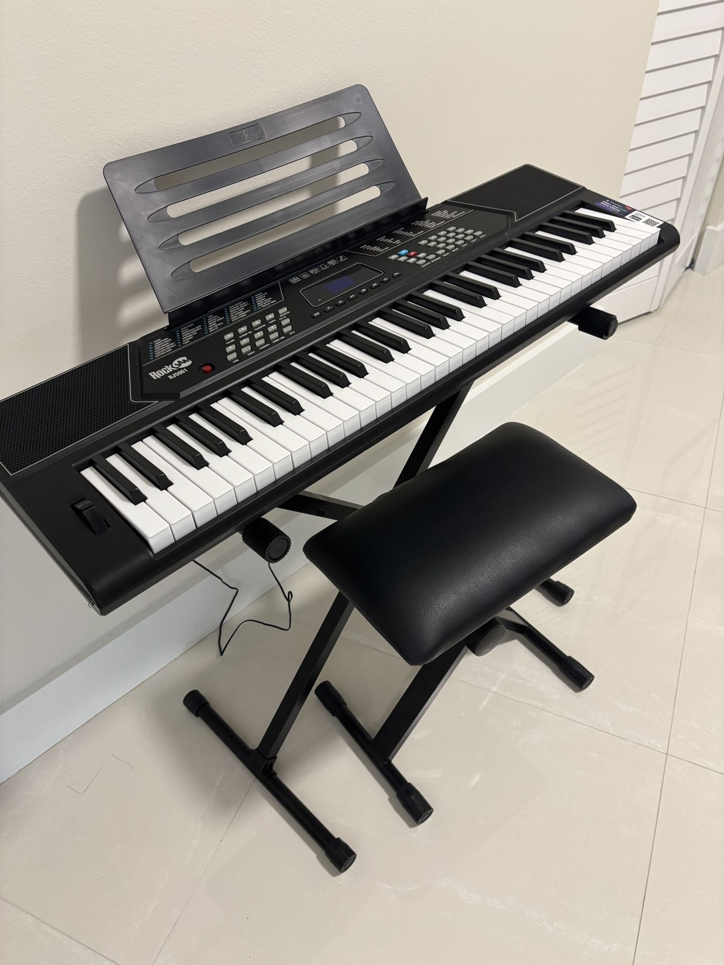 Rock Jam 61 Key Keyboard Piano