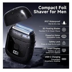 NEW Portable Electric Foil Shaver – Elgin