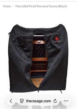 Thera360 PLUS Personal Sauna (Black)