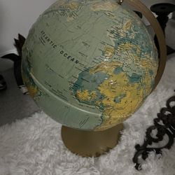 Vintage World Globe 