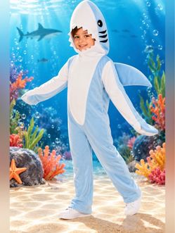 NWT Forum Novelties Kids The Shark Halloween Costume Size: Toddler 2-4
