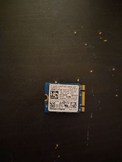 Western Digital NVME SSD 256GB