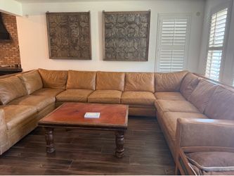 Leather couch