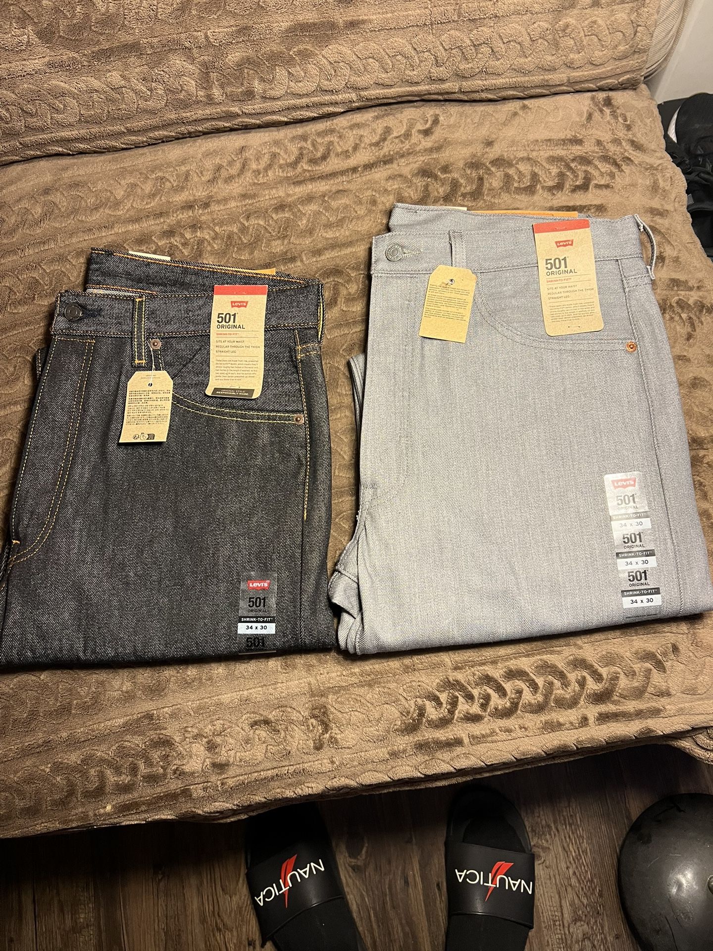 Brand New 501 Levi Jeans W 34 L 30