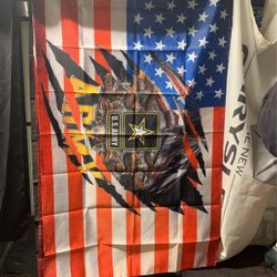 USA Army Flag Super Bright Colors