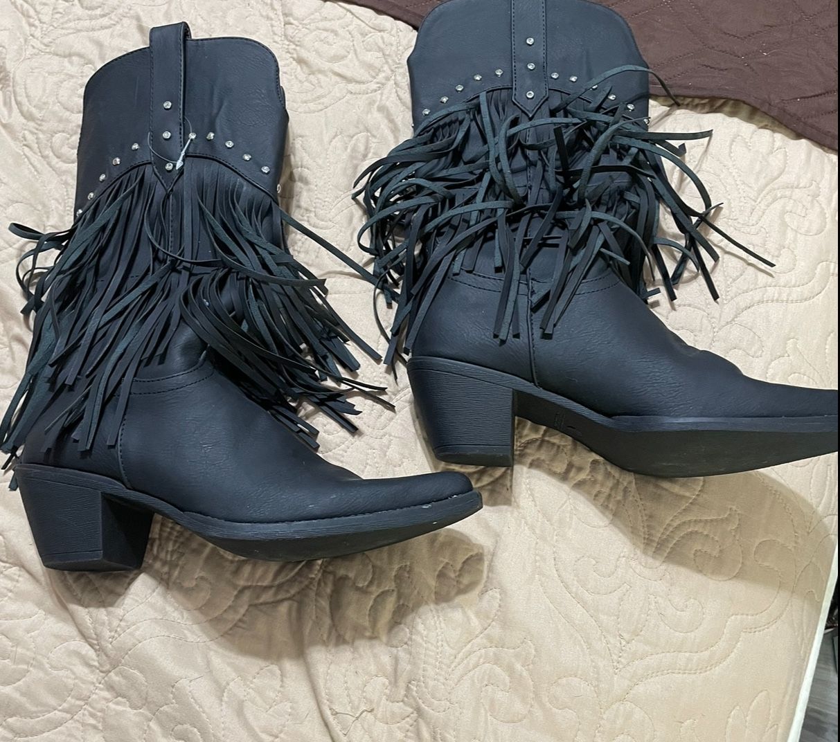 Cowboy Fringe Boots