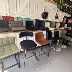 Largest barstool selection in the valley! In stock and fully assembled from $35-$99 per barstool