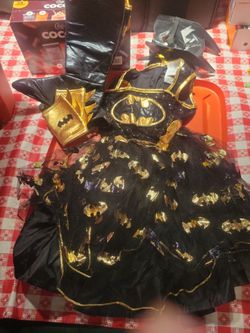 Kids,DC Batman Girls Costume Dress Set