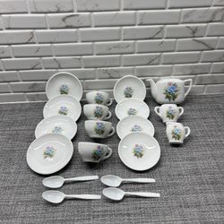 Children's Toy Porcelain China Tea Set (Japan)