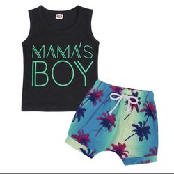 Boys tank Top Set 