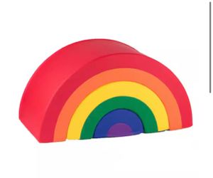 Rainbow soft play set