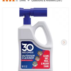 30 Seconds 64 oz. Outdoor Ready-To-Spray Cleaner