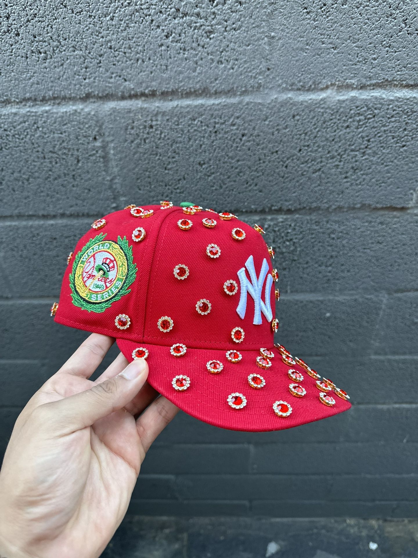 Rhinestone SnapBack New York Hat