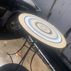 Tile  Mosaic  Iron Table  OBO