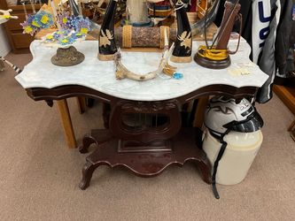 Victorian Style Marble Top Table