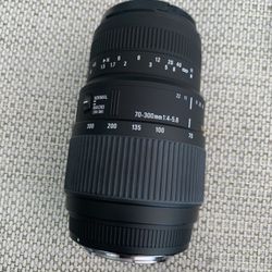 Sigma 70-300mm F4-5.6 DG Macro E Sony
