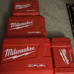 Milwaukee Tool Boxes (empty)
