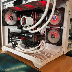 Clean Gaming PC Aesthetic Computer Custom Built
