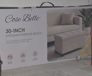 30 inch Ottoman storage bench