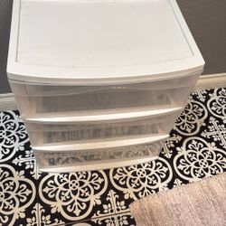 Set Of Two - 3 Drawer Organizer