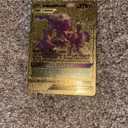 Umbreon&darkraiGx Pokémon Card