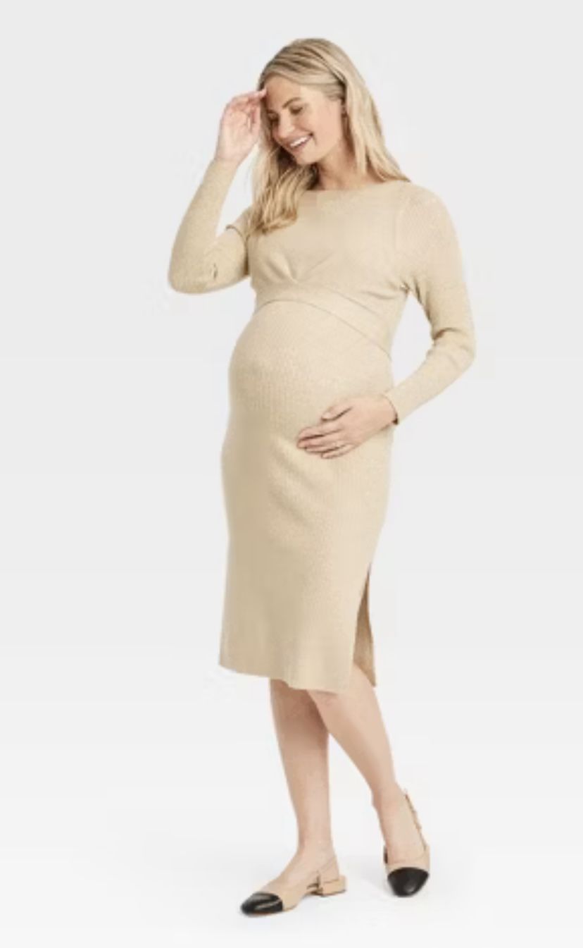 Maternity Sweater Dress