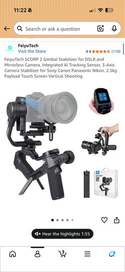 FeiyuTech Scorp 2 Gimbal - NEED GONE ASAP