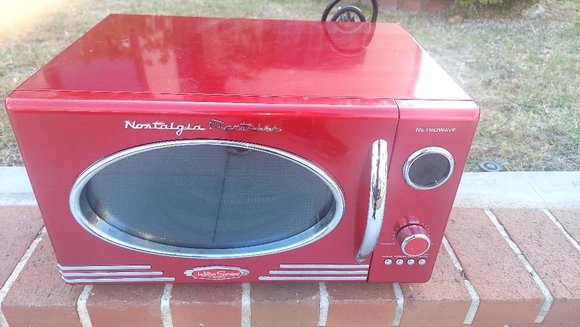 Red Microwave 