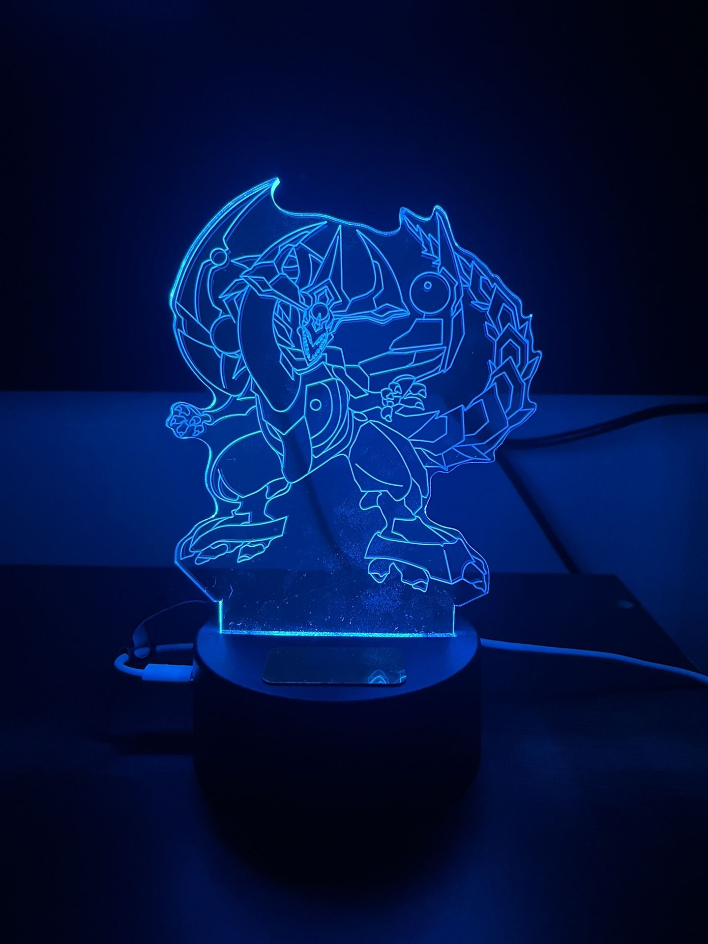 Yugioh Odd-Eyes Pendulum Dragon Hologram Lamp