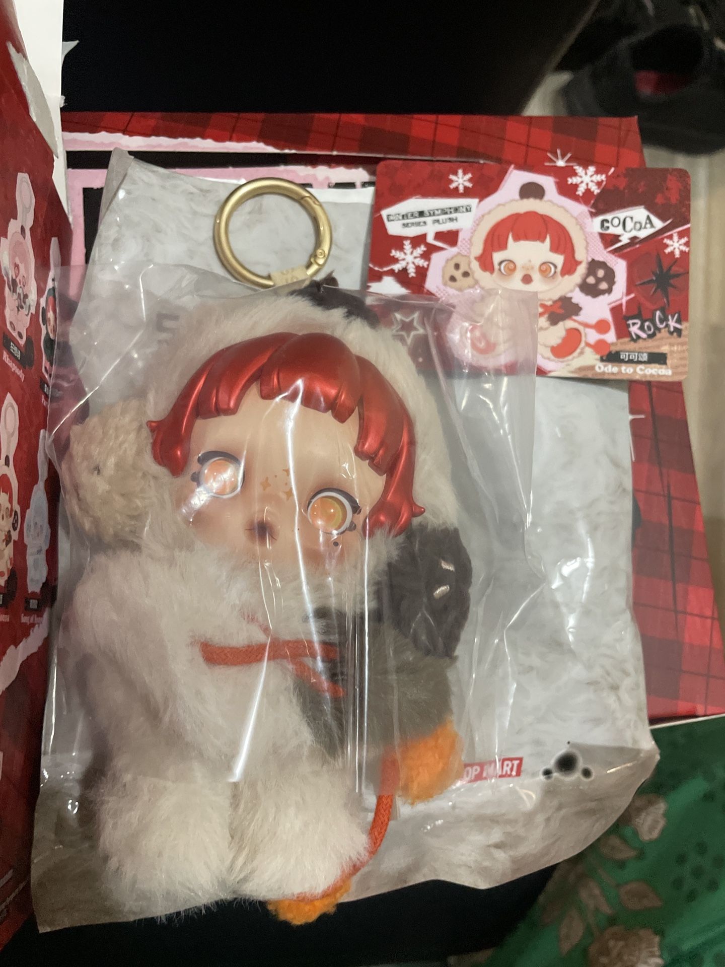 POP MART × Skullpanda Winter Symphony Plush “Ode to Cocoa” w/ Card & Bag