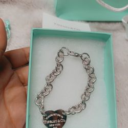 Tiffany & Co Heart Tag Bracelet 