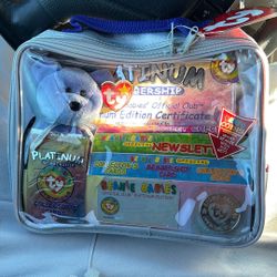 Rare 1999 Beanie Babies Platinum Membership Edition 