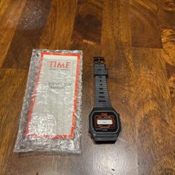 TIME Magazine Sports Watch - Promotional Giveaway including Instruction Manual